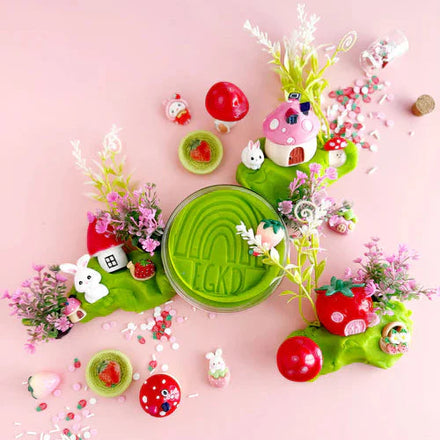 Earth Grown KidDoughs Klei Speelset | Bunny Berry Village