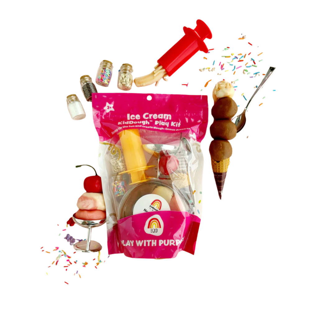 Earth Grown KidDoughs Klei Speelset | Ice Cream Sundae