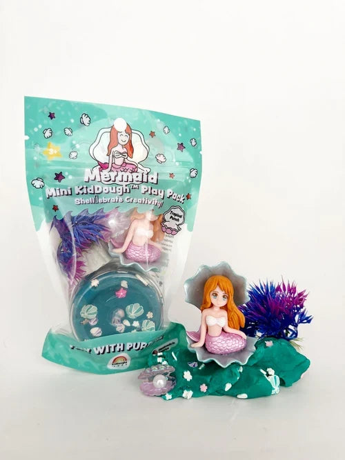 Earth Grown KidDoughs klei speelset Mini Zeemeermin met onderwaterthema, bij De Gele Flamingo.