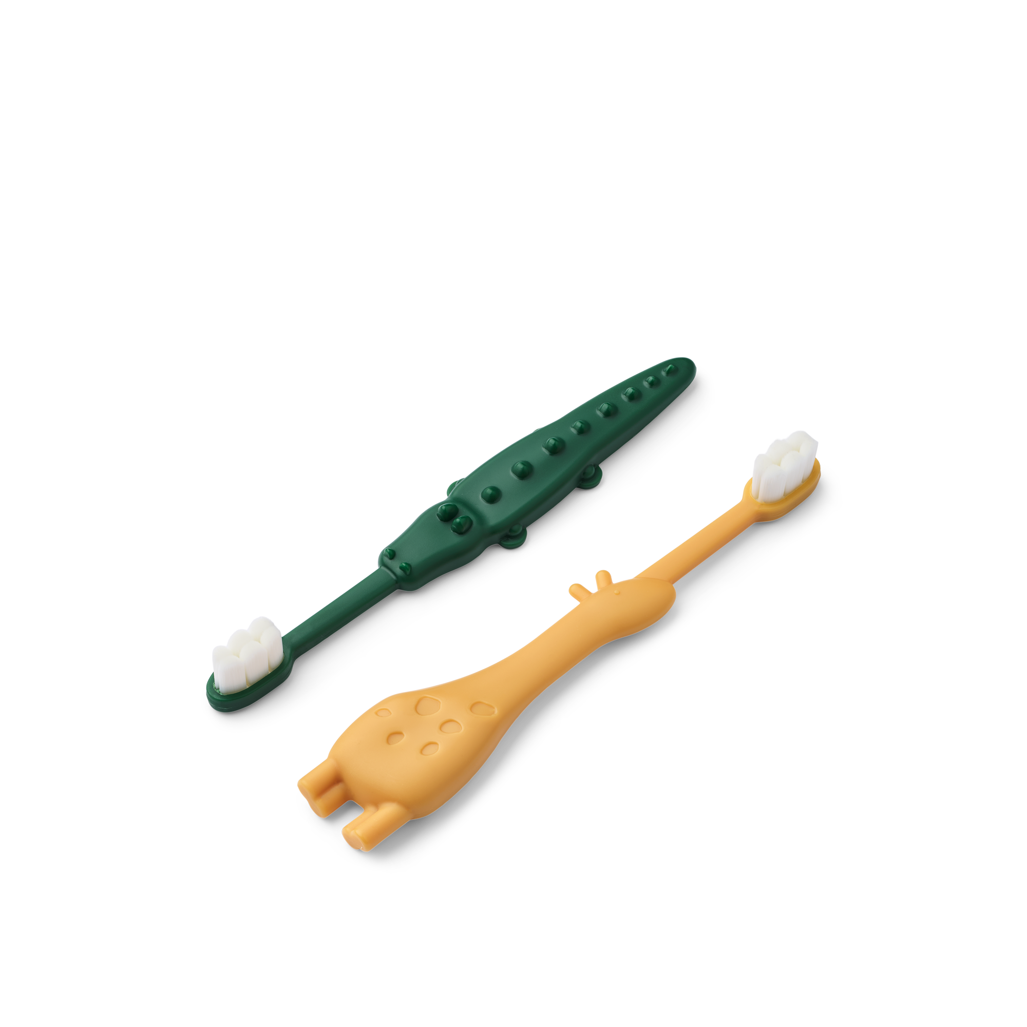 Liewood Fabio All Together Kleuter Tandenborstel | Yellow Mellow / Garden Green