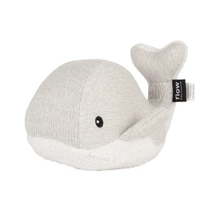 Flow Amsterdam Oplaadbare Knuffel Met Hartslag Moby Whale | Grey