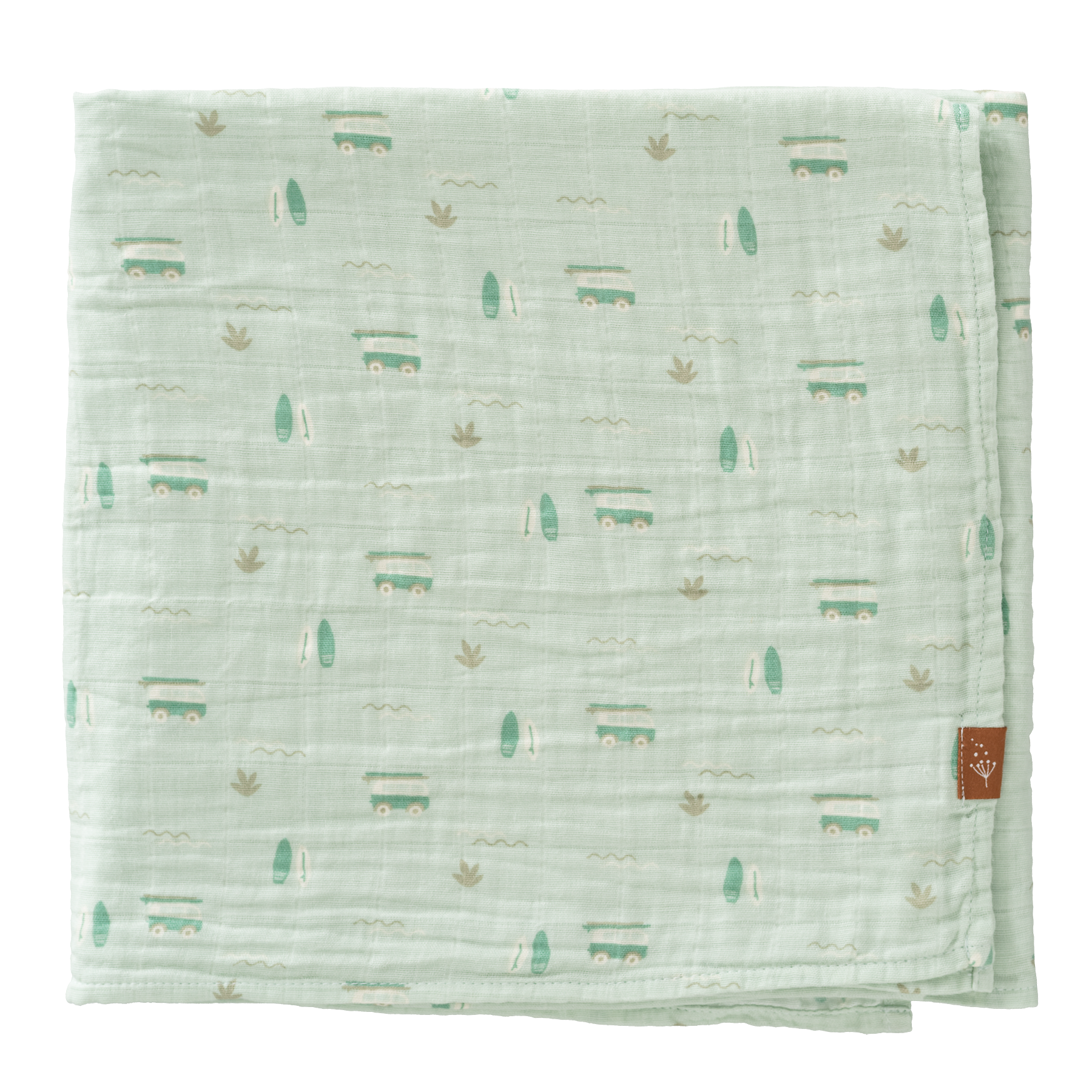 * Fresk Hydrofiele Doek 120x120cm | Surf Boy