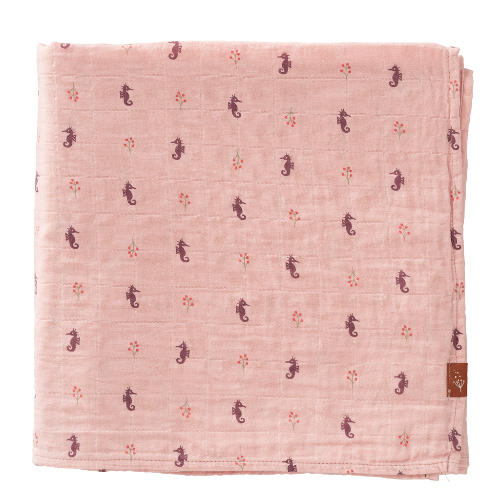 Fresk Hydrofiele Doek 120x120cm | Sea Horse