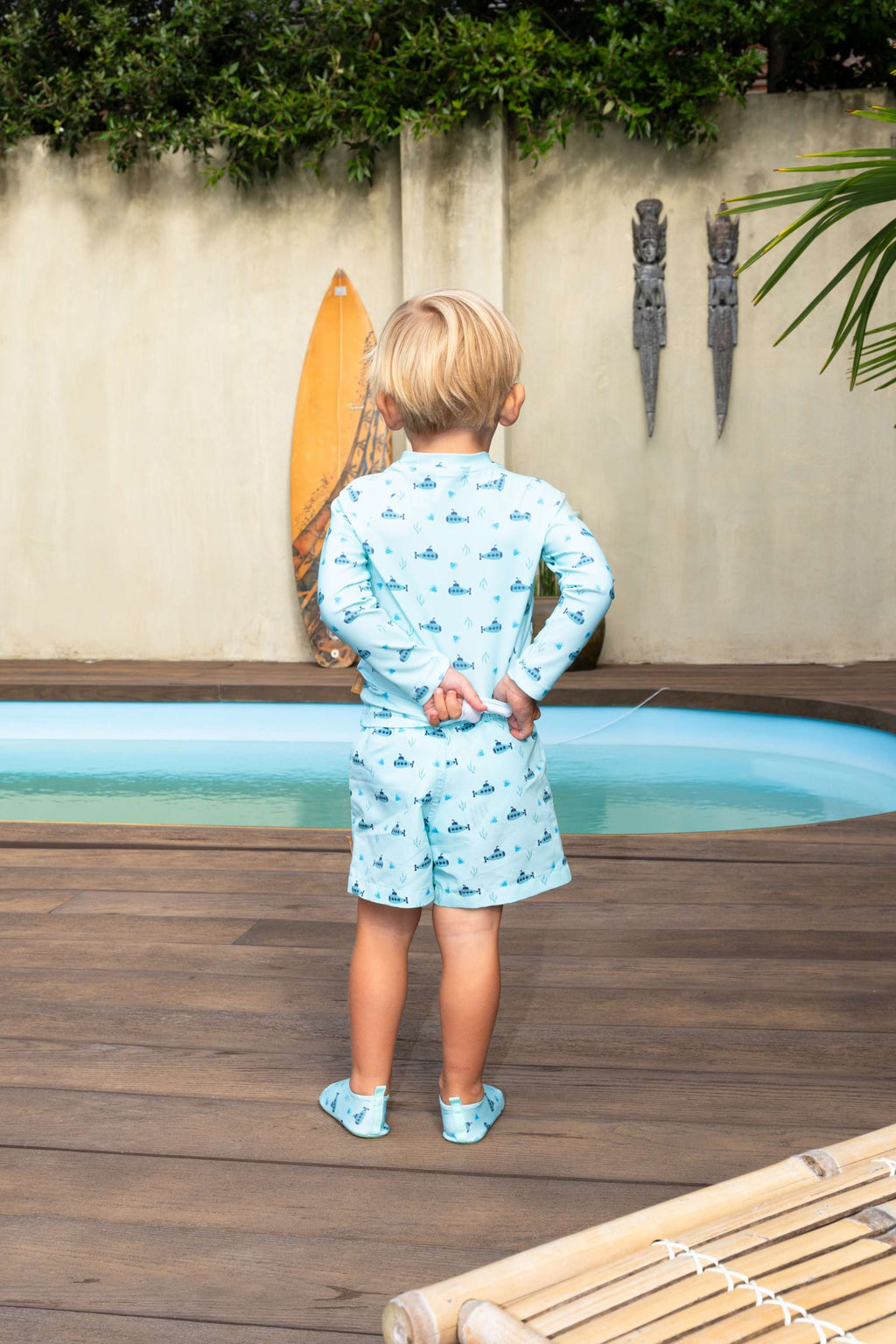 * Fresk UV Zwem T-Shirt Met Lange Mouwen | Submarine