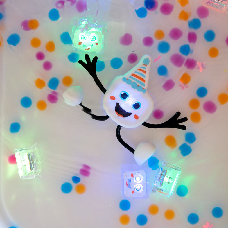 Glo Pals Light Up Cubes Badspeelgoed 9 Kleuren | Party Pal