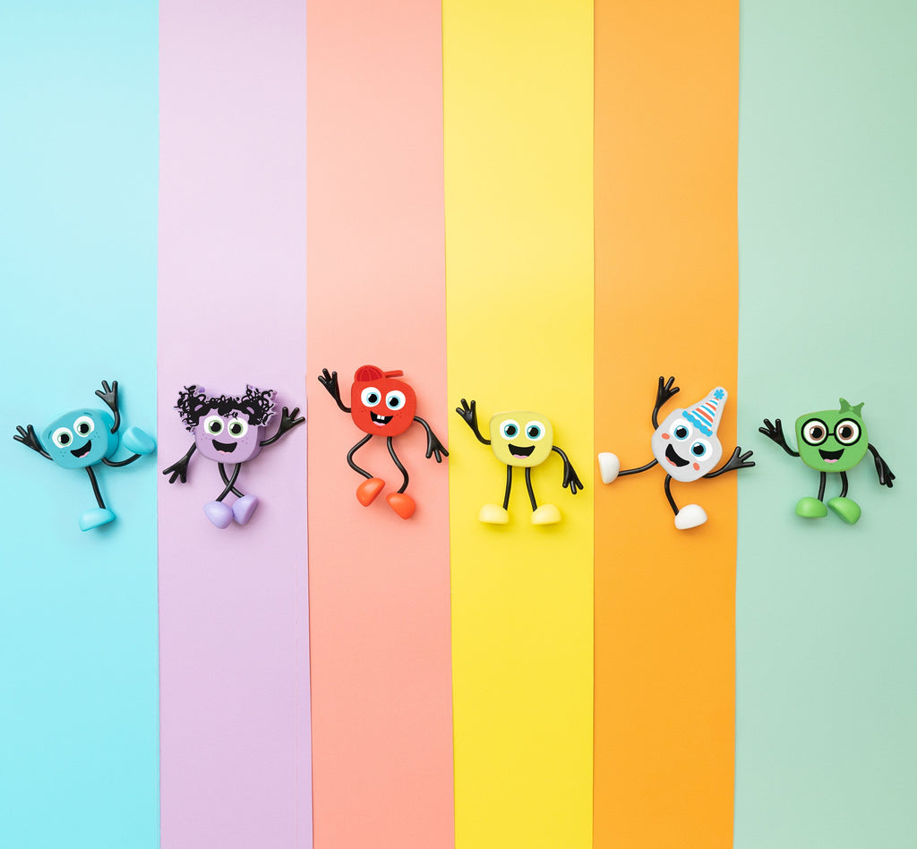 Glo Pals Light Up Cubes Badspeelgoed Oranje Rood | Elmo