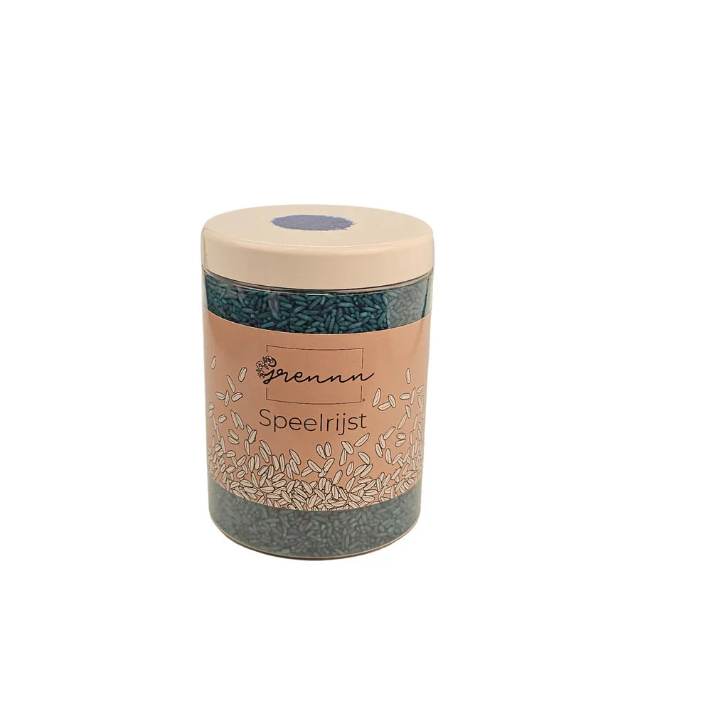 Grennn Speelrijst 750 gram | Blauw