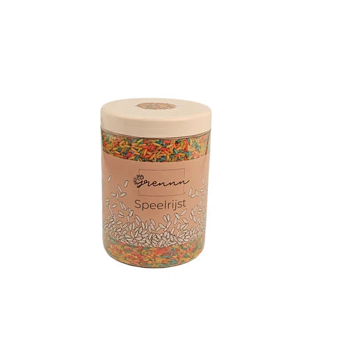 * Grennn Speelrijst | 750g Regenboog Mix