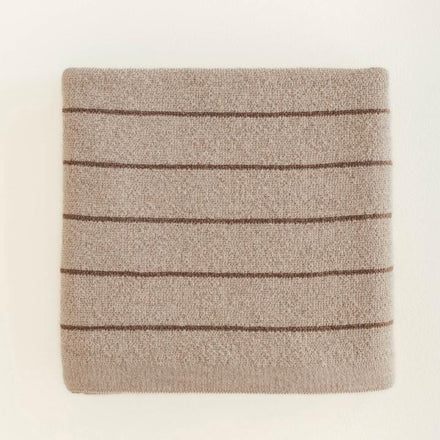 Hvid Deken Harry | Sand/Mocha