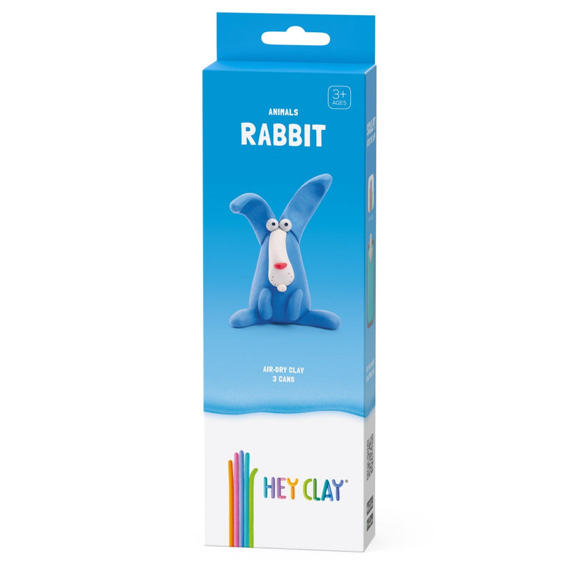 HeyClay 3 Potjes Speelklei | Rabbit