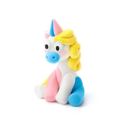 HeyClay Luchtdrogende klei | Rainbow Unicorn set van 6
