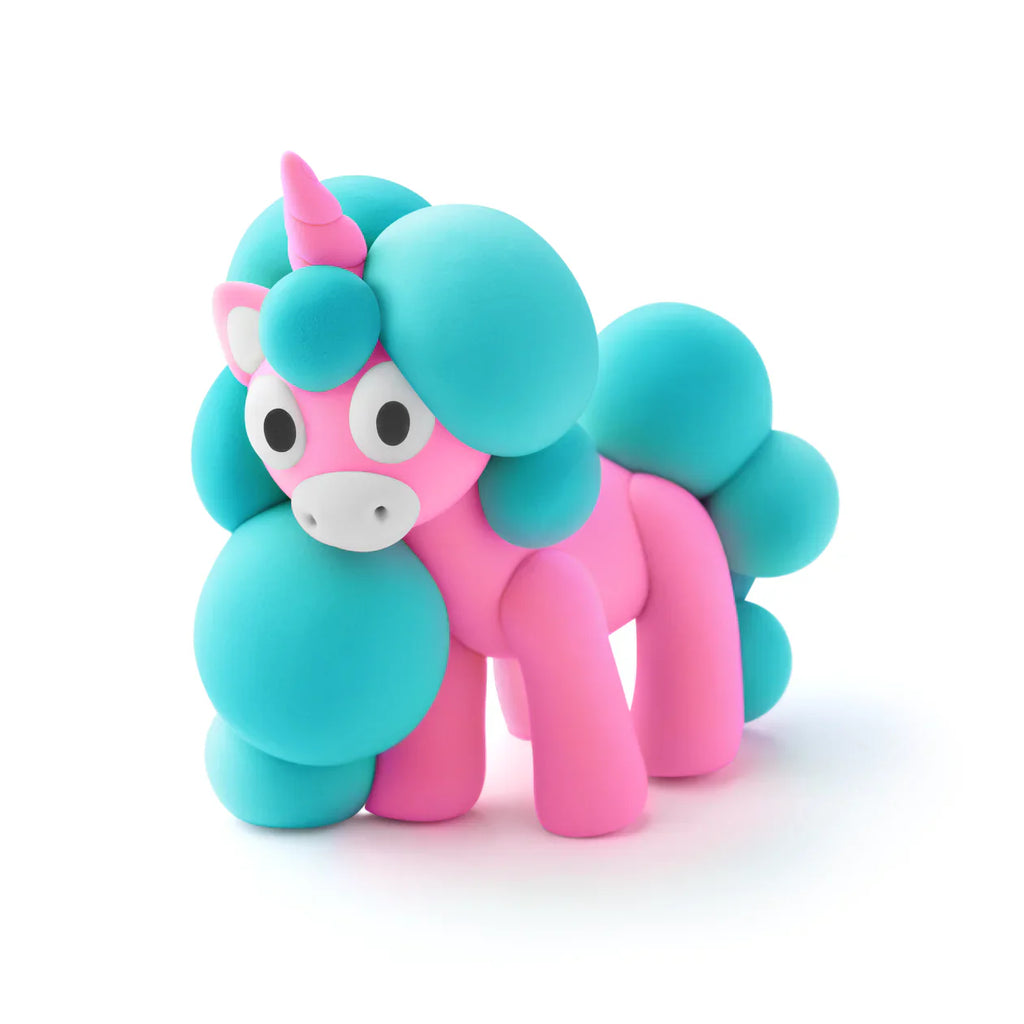 HeyClay Luchtdrogende klei | Rainbow Unicorn set van 6
