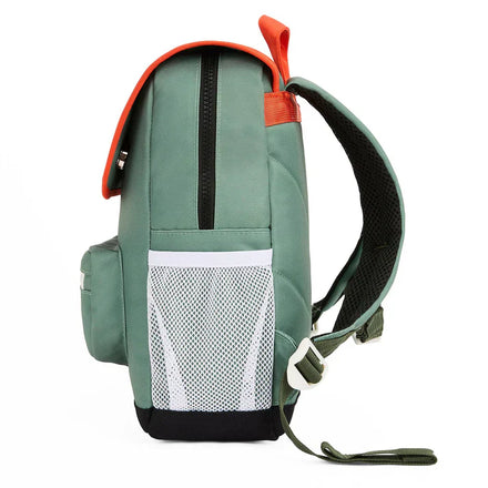 Hello Hossy rugzak Mini Forest 2-5Y, zijkant met buitenvak voor drinkfles