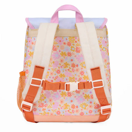 Hello Hossy rugzak Retro Flowers 2-5Y, geopend ruim hoofdvak