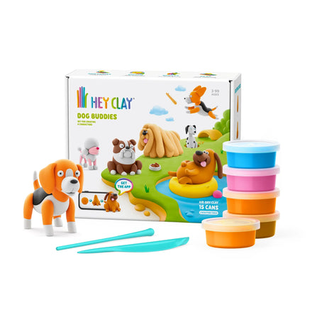 Hey Clay Boetseerklei | Dog Buddies (15 potjes)