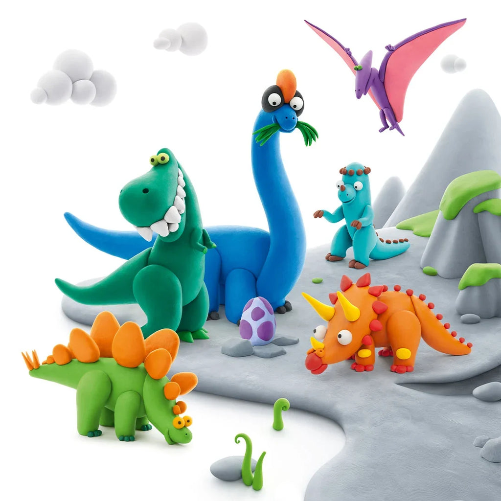 Hey Clay Boetseerklei | Dinos (15 potjes)