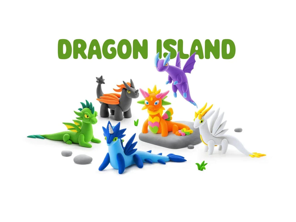 Hey Clay Boetseerklei | Dragon Island (15 potjes)