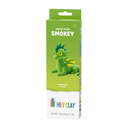 Hey Clay Boetseerklei | Dragon Island Smokey (3 potjes)