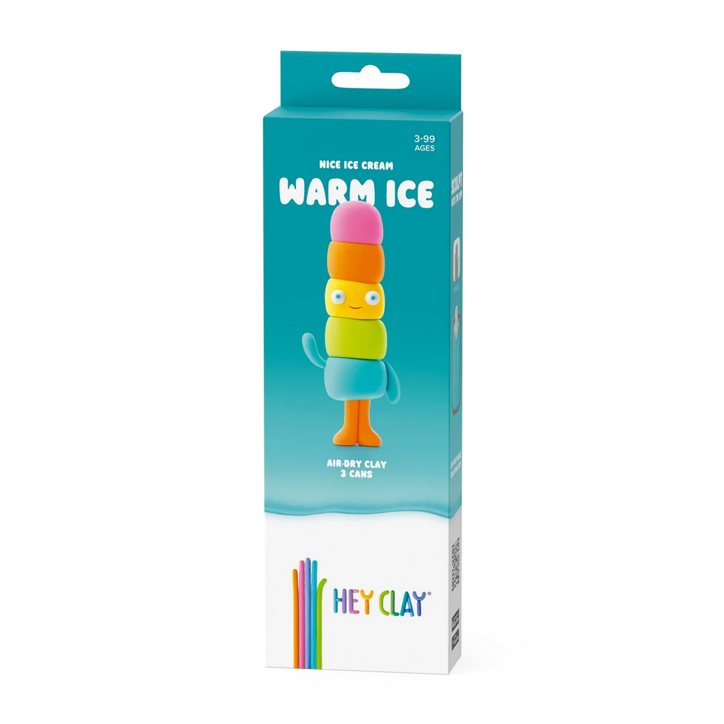 Hey Clay Boetseerklei | Nice Ice Cream Warm Ice (3 potjes)