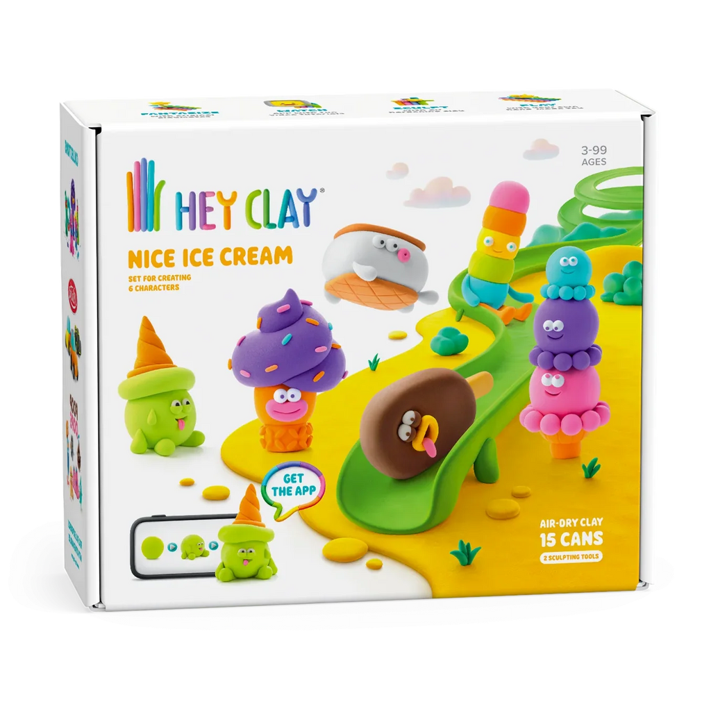 Hey Clay Boetseerklei | Nice Ice Cream (15 potjes)