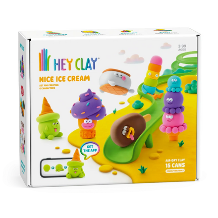 Hey Clay Boetseerklei | Nice Ice Cream (15 potjes)