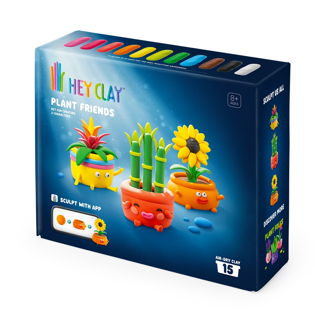 Hey Clay Boetseerklei | Plant Friends (15 potjes)