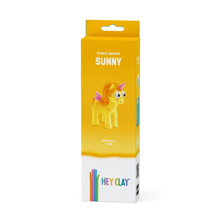 Hey Clay Boetseerklei | Rainbow Unicorn Sunny (3 potjes)