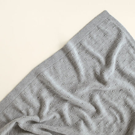 Hvid Deken Bibi | Grey Melange
