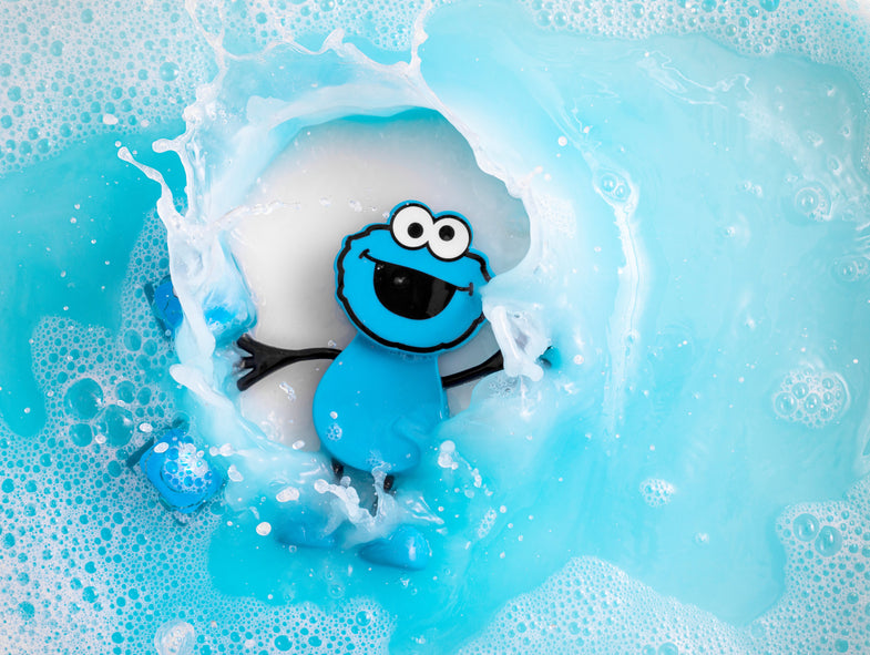 Glo Pals Light Up Sensory Toy Badspeeltje Blauw | Cookie Monster