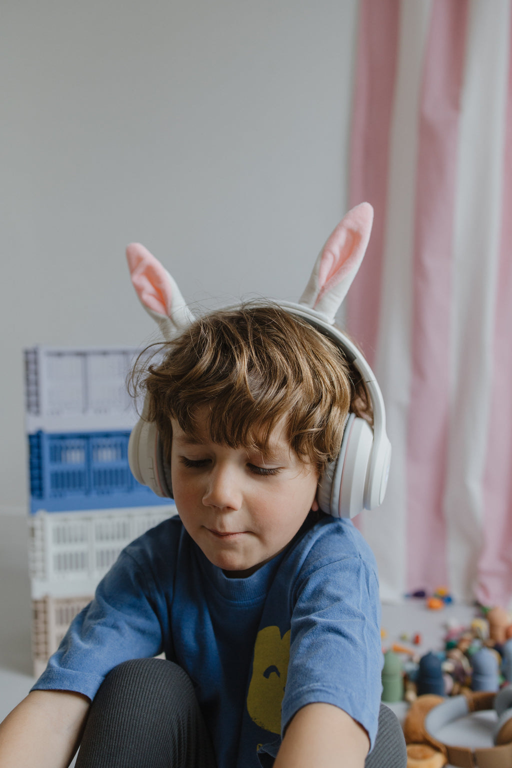 Kidywolf Kidyears Bluetooth Hoofdset Met Magnetische Oren 85 Db | Rabbit