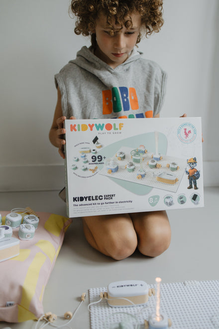 Kidywolf Kidyelec-Expert - My First Electricity Kit – 18 Pieces