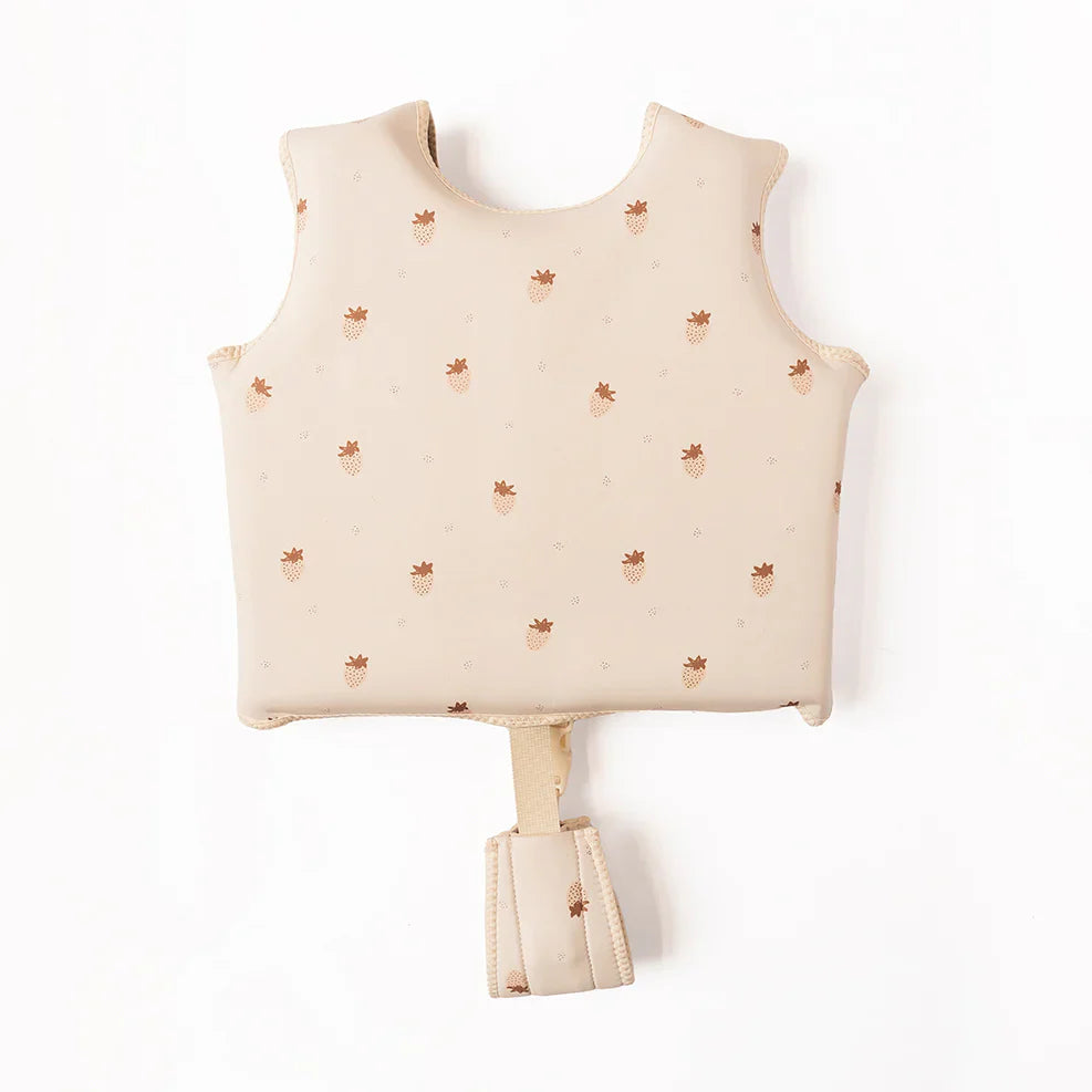 Mrs. Ertha Neoprene Float Vest Zwemvest 3-6Y | Strawberries*