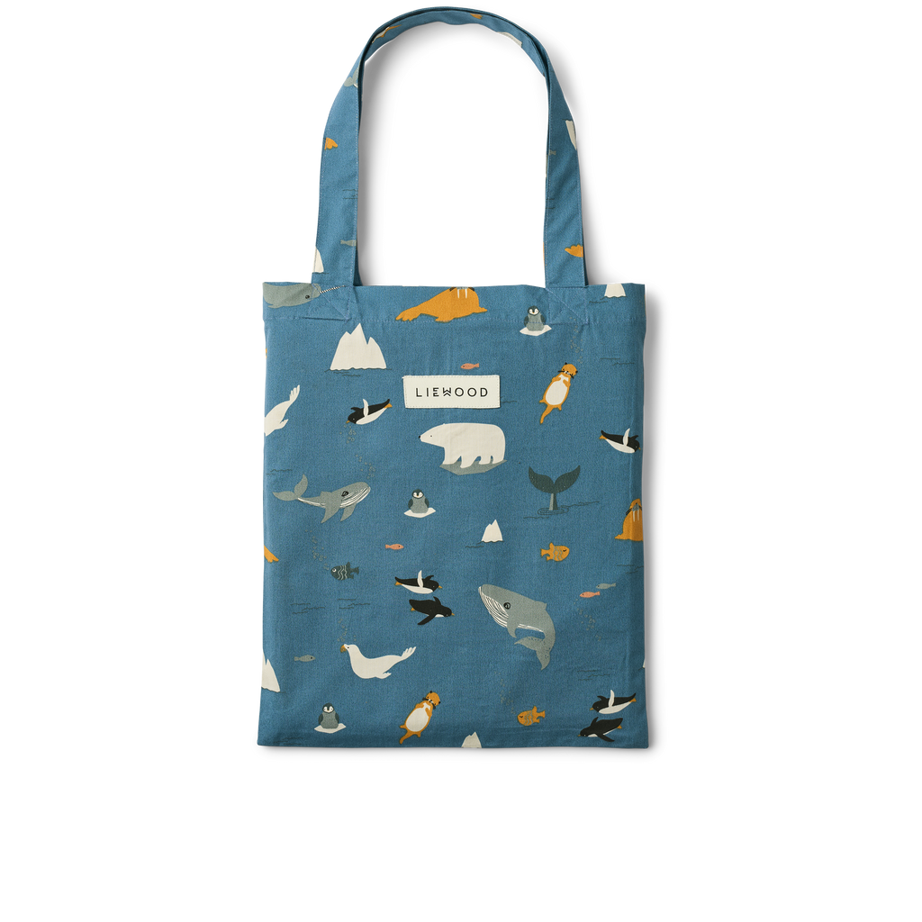 Liewood Ingeborg Junior Printed Bedset | Arctic Sea / Ocean View