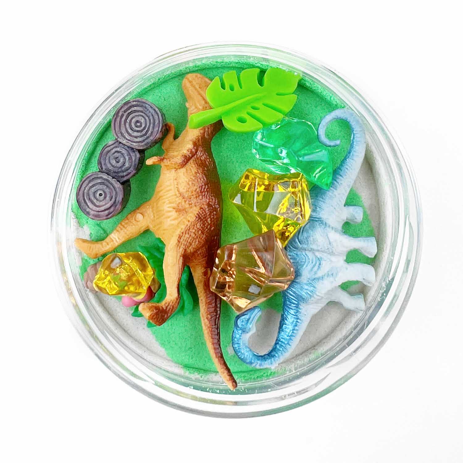 Invitation to Imagine Magic Sand Dinosaur Surprise Pot, magisch kinetisch zand bij De Gele Flamingo