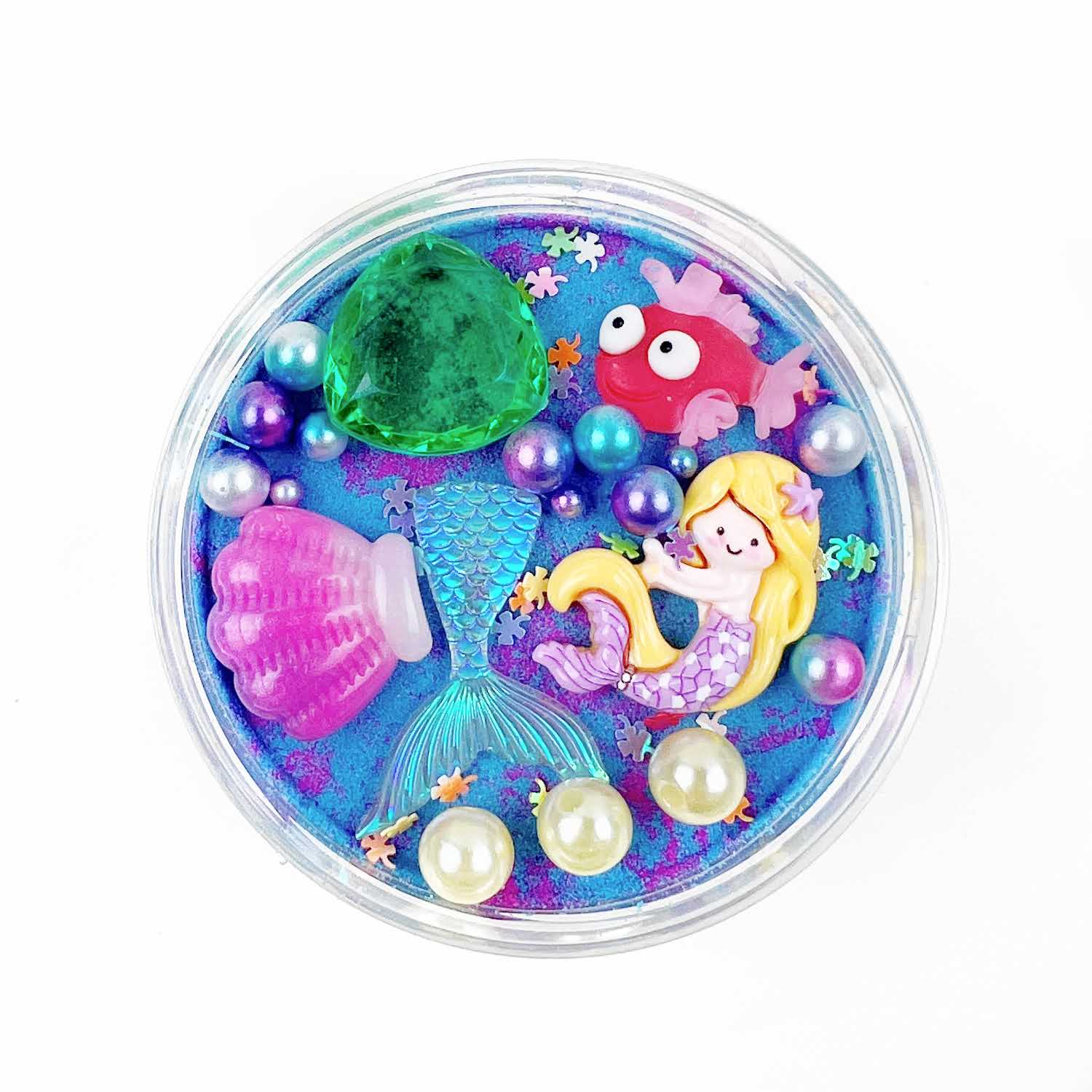 Invitation to Imagine Magic Sand Mermaid Surprise Pot, magisch kinetisch zand bij De Gele Flamingo