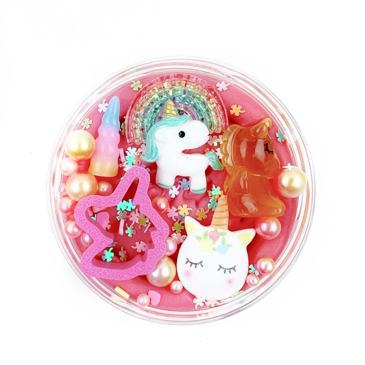 Invitation to Imagine Magic Surprise Pot met sensorische speelklei en magische accessoires, De Gele Flamingo.