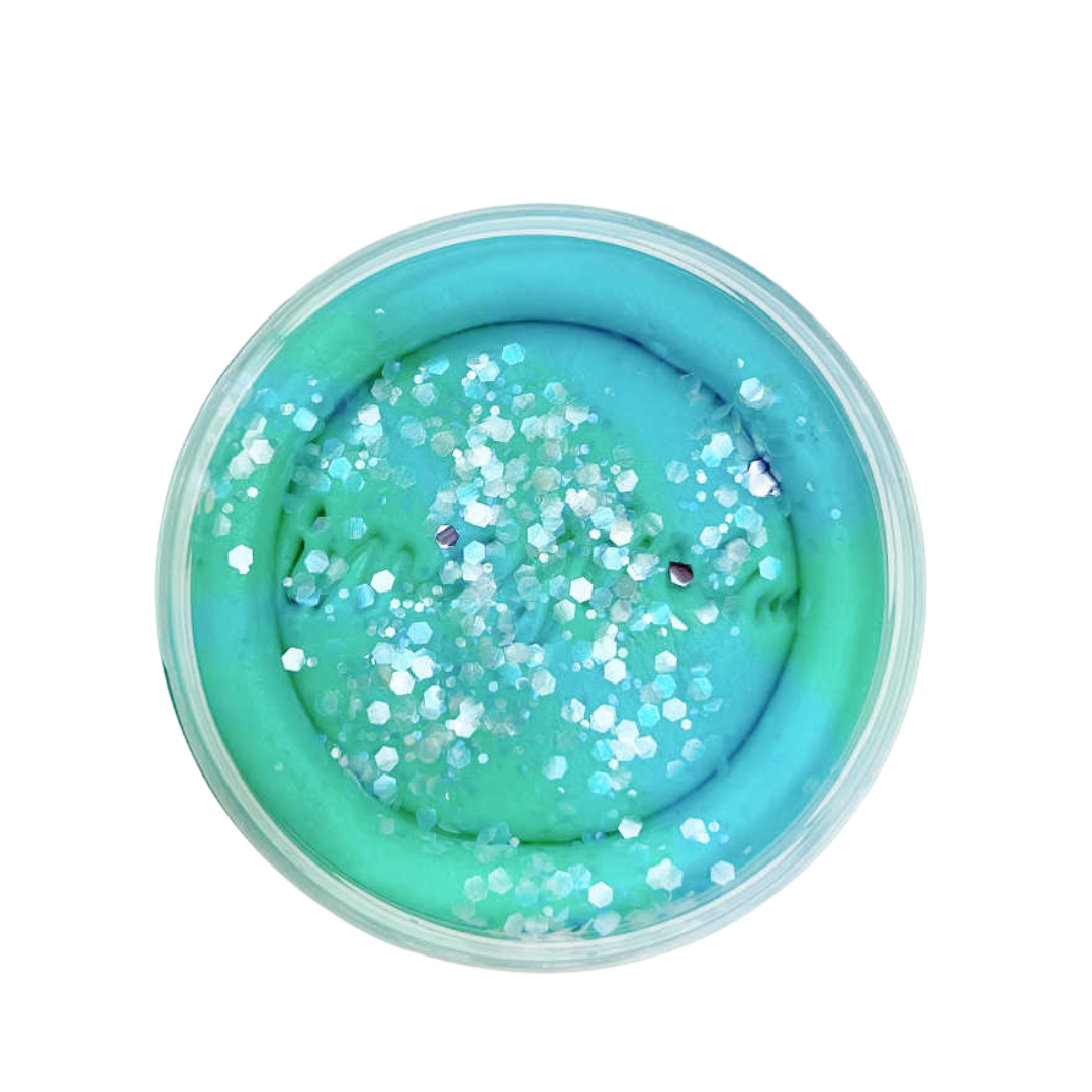 Invitation to Imagine speeldeeg Mermaid Shimmer, sensorisch kneeddeeg met natuurlijke ingredienten bij De Gele Flamingo