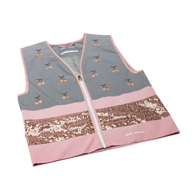 Jeune Premier Bodyglower Fluo Vest | Cherry Pompon 6-9Y