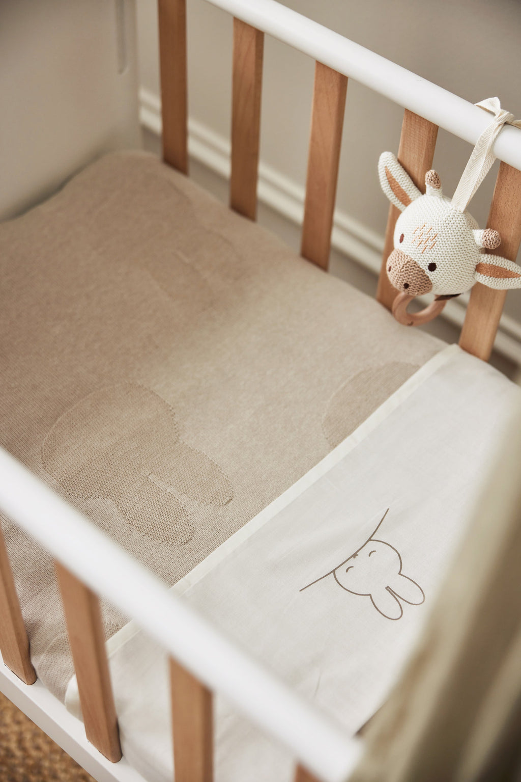 Jollein Laken Ledikant 120x150cm Sleepy Miffy | Funghi