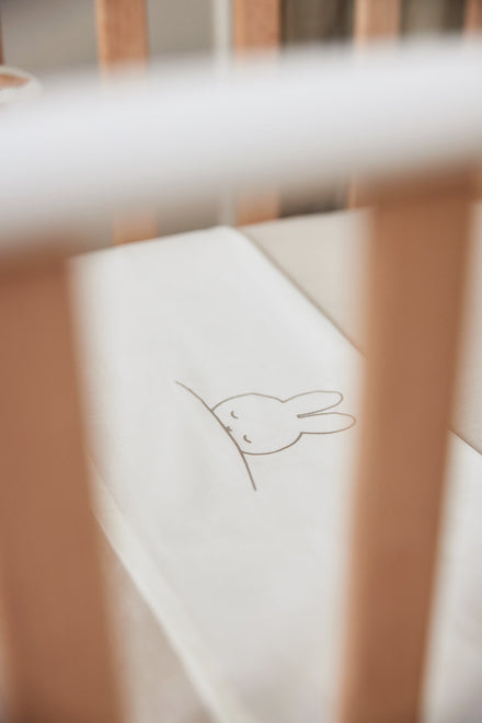Jollein Laken Wieg 75x100cm Sleepy Miffy | Funghi