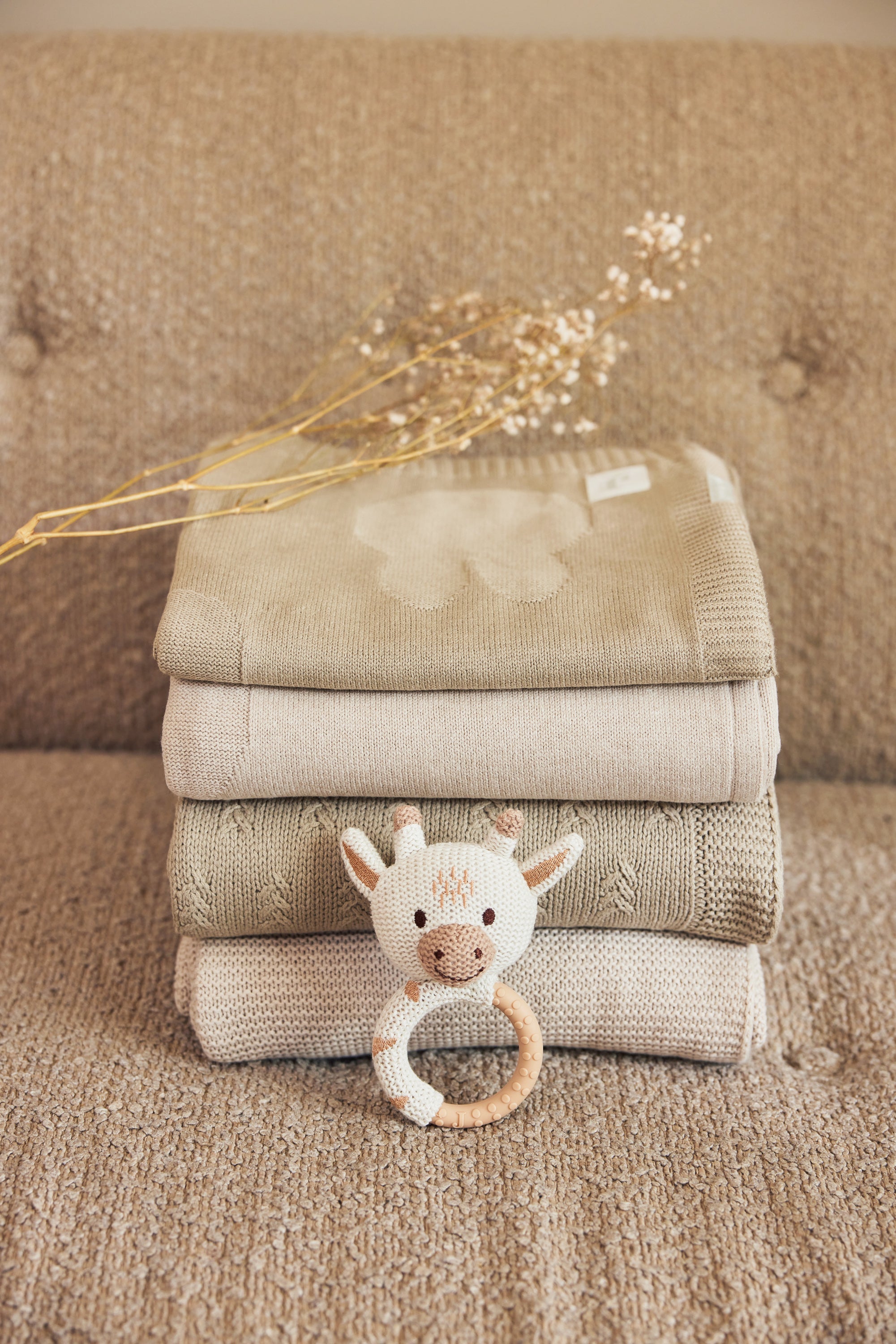 Jollein Wiegdeken 75x100cm Miffy TOG 1.0 | Nougat