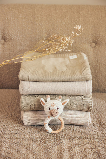 Jollein Wiegdeken 75x100cm Miffy TOG 1.0 | Nougat