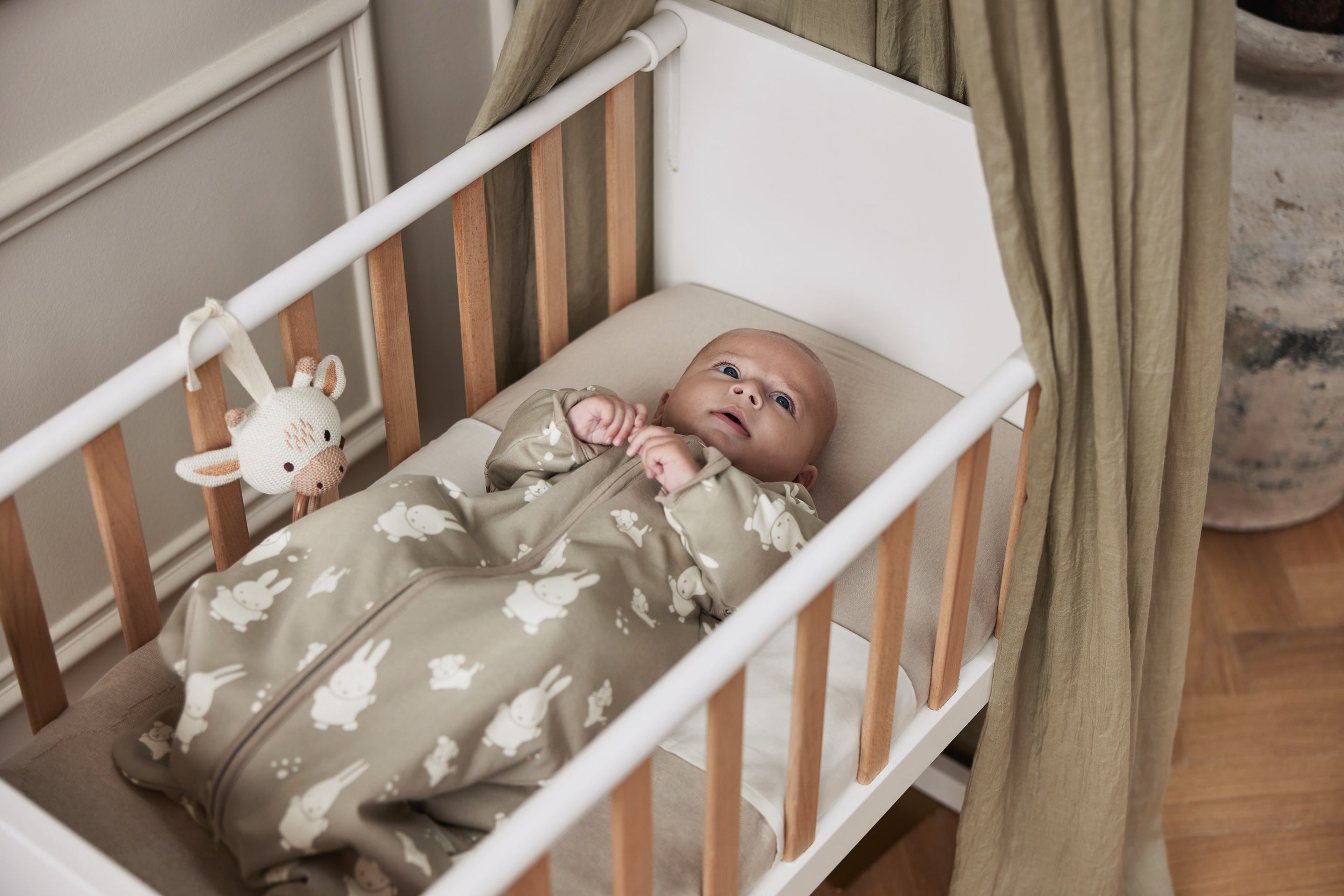 * Jollein Slaapzak Met Afritsbare Mouw 90cm Miffysnuffy | Olive Green