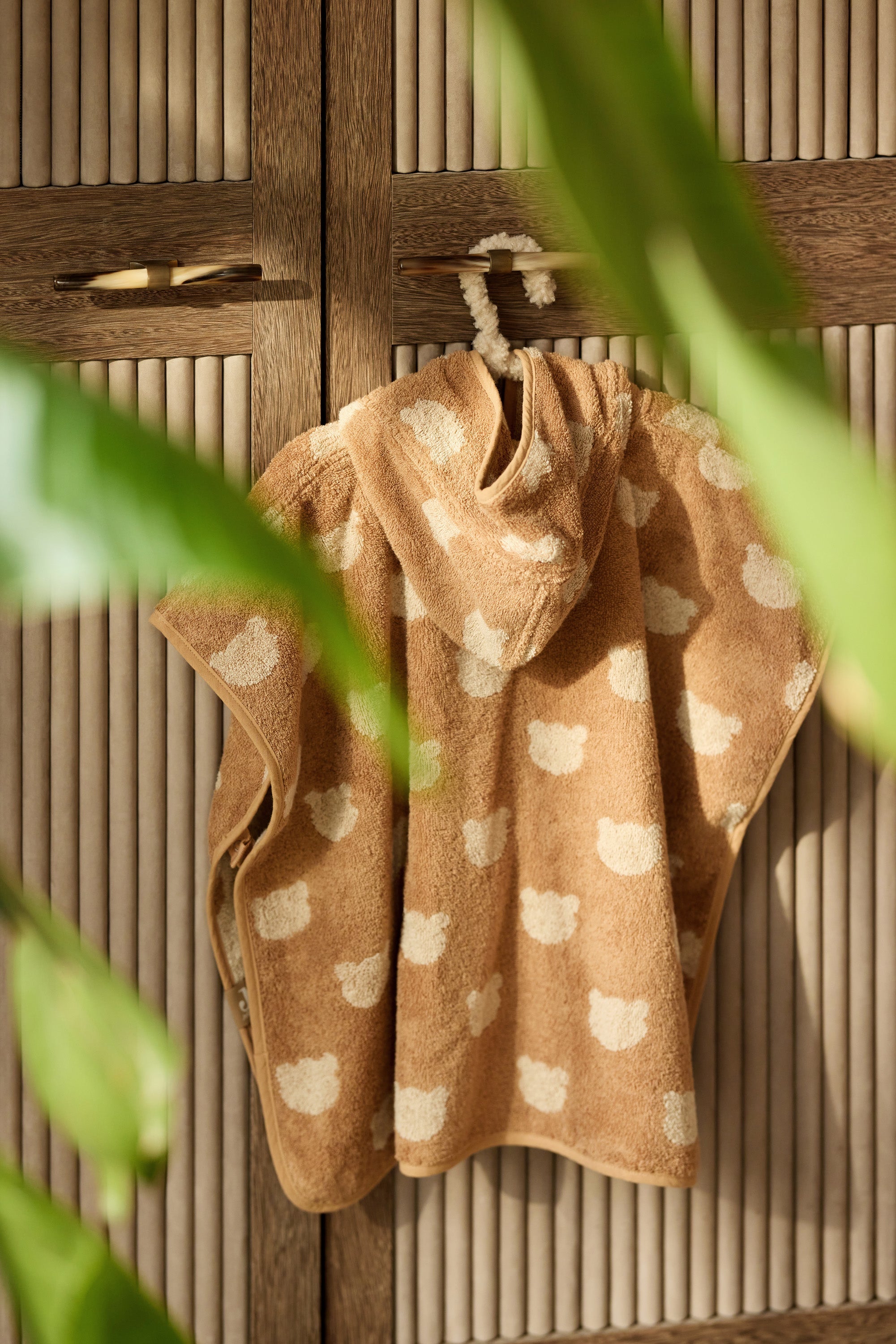 Jollein Badponcho Badstof Jacquard Teddy Bear Reversible
