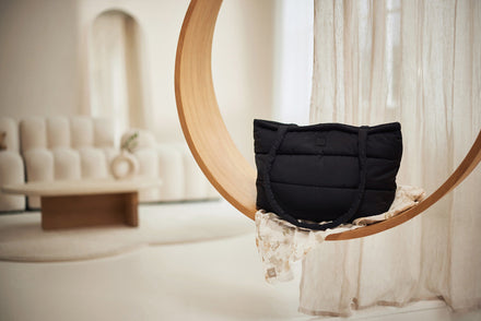 Jollein Luiertas Puffed Bag | Zwart *