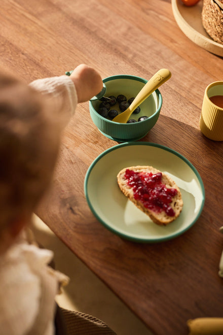 Jollein Kinderserviesset Siliconen | Jade Shades