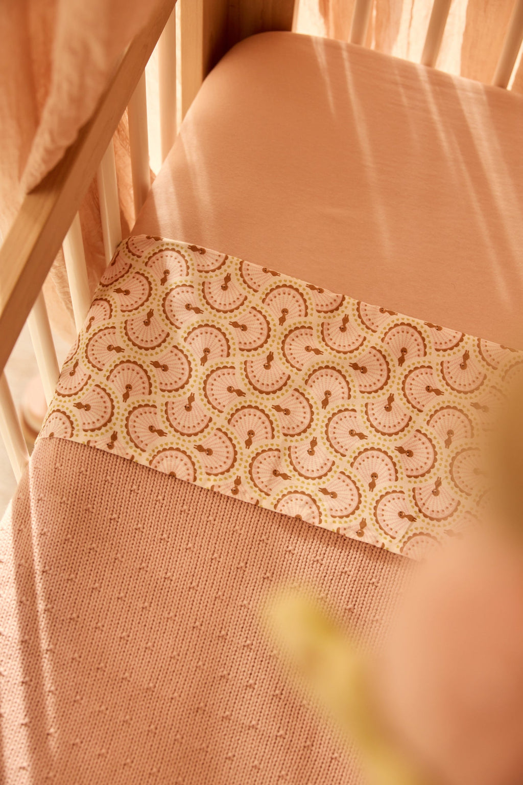 Jollein Hoeslaken Jersey 60x120cm | Soft Plumes