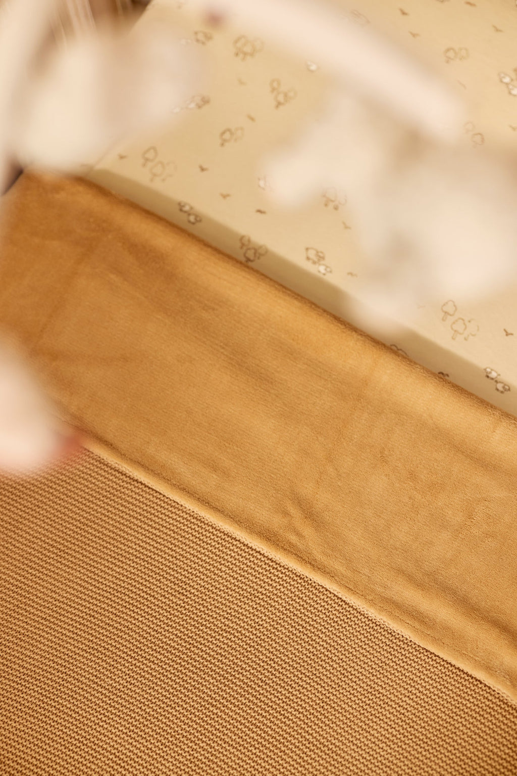 Jollein Deken Ledikant 100x150cm Basic Knit | Hazel/Fleece