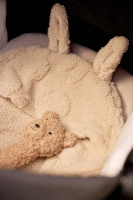 Jollein Wikkeldeken Miffy Jacquard Teddy | Sand
