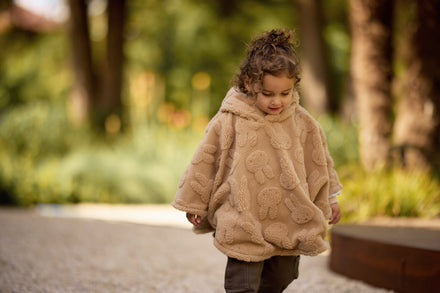 Jollein Cosy Poncho Miffy Jacquard Teddy | Biscuit